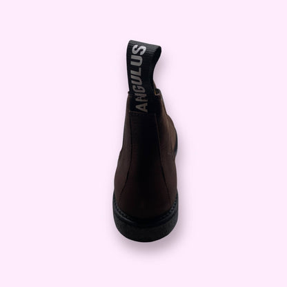 Angulus - chelsea boot donker logo