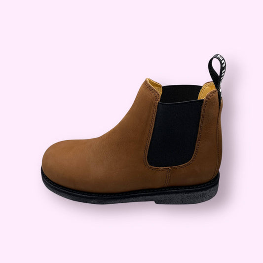 Angulus - chelsea boot licht logo
