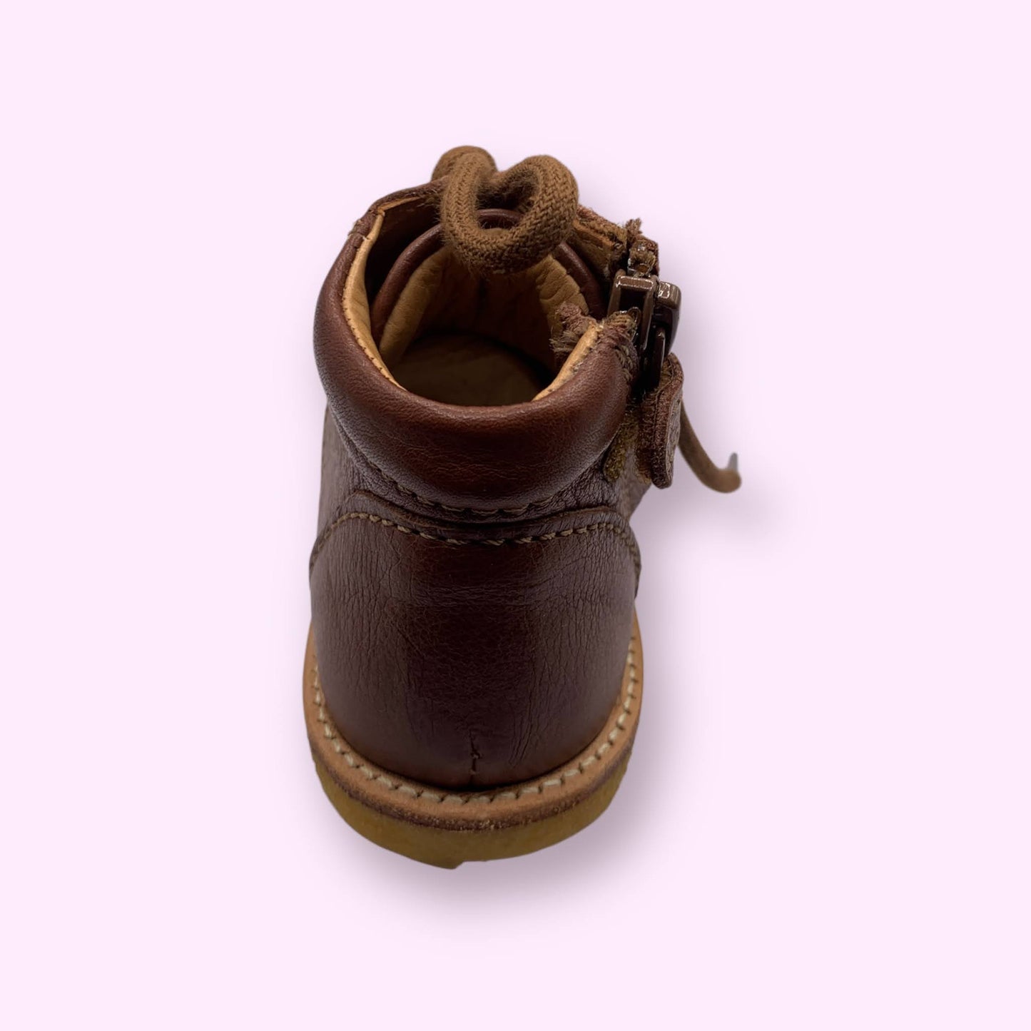 Bisgaard - veterschoentje camel rits