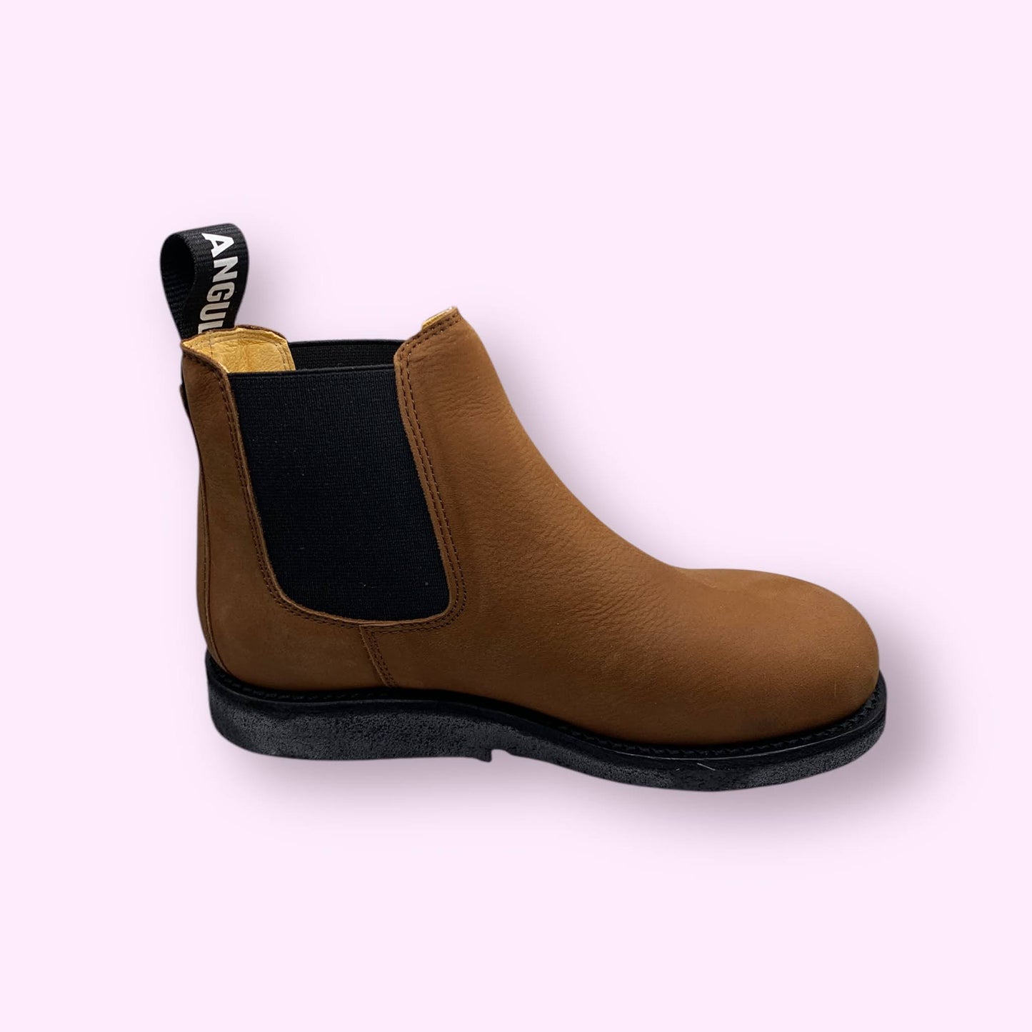 Angulus - chelsea boot licht logo