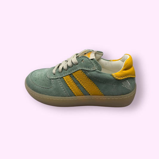 Ocra - sneaker strepen groen/geel