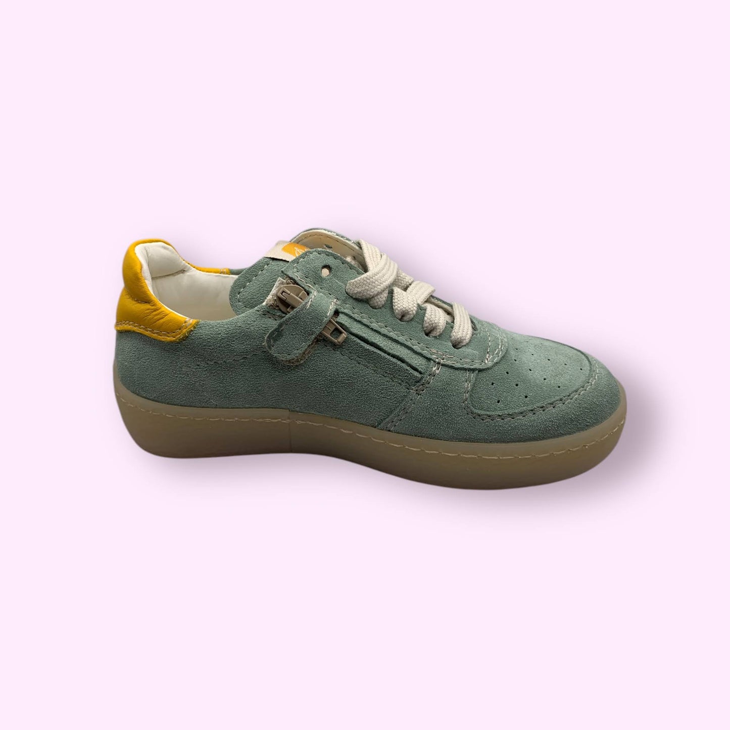 Ocra - sneaker strepen groen/geel