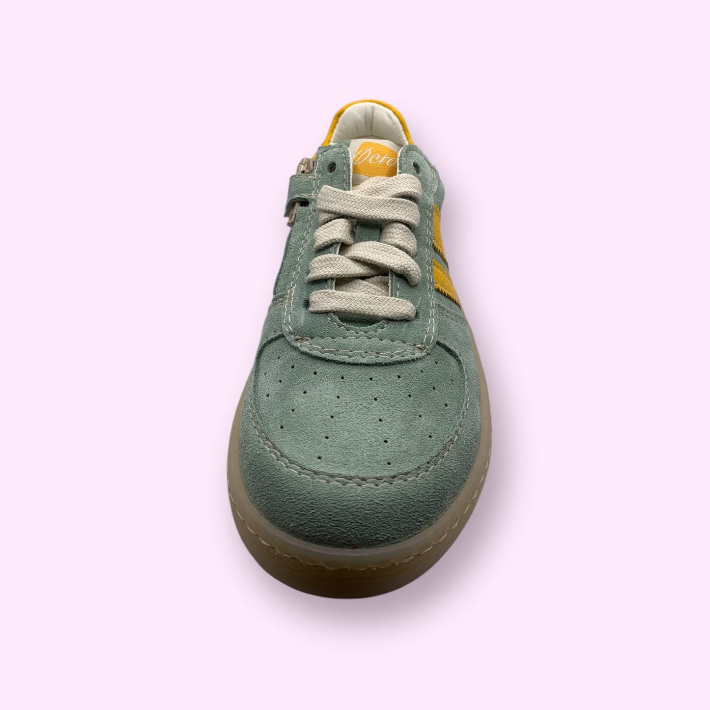 Ocra - sneaker strepen groen/geel