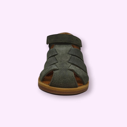 Pom d'Api - sandaal kaki velcro