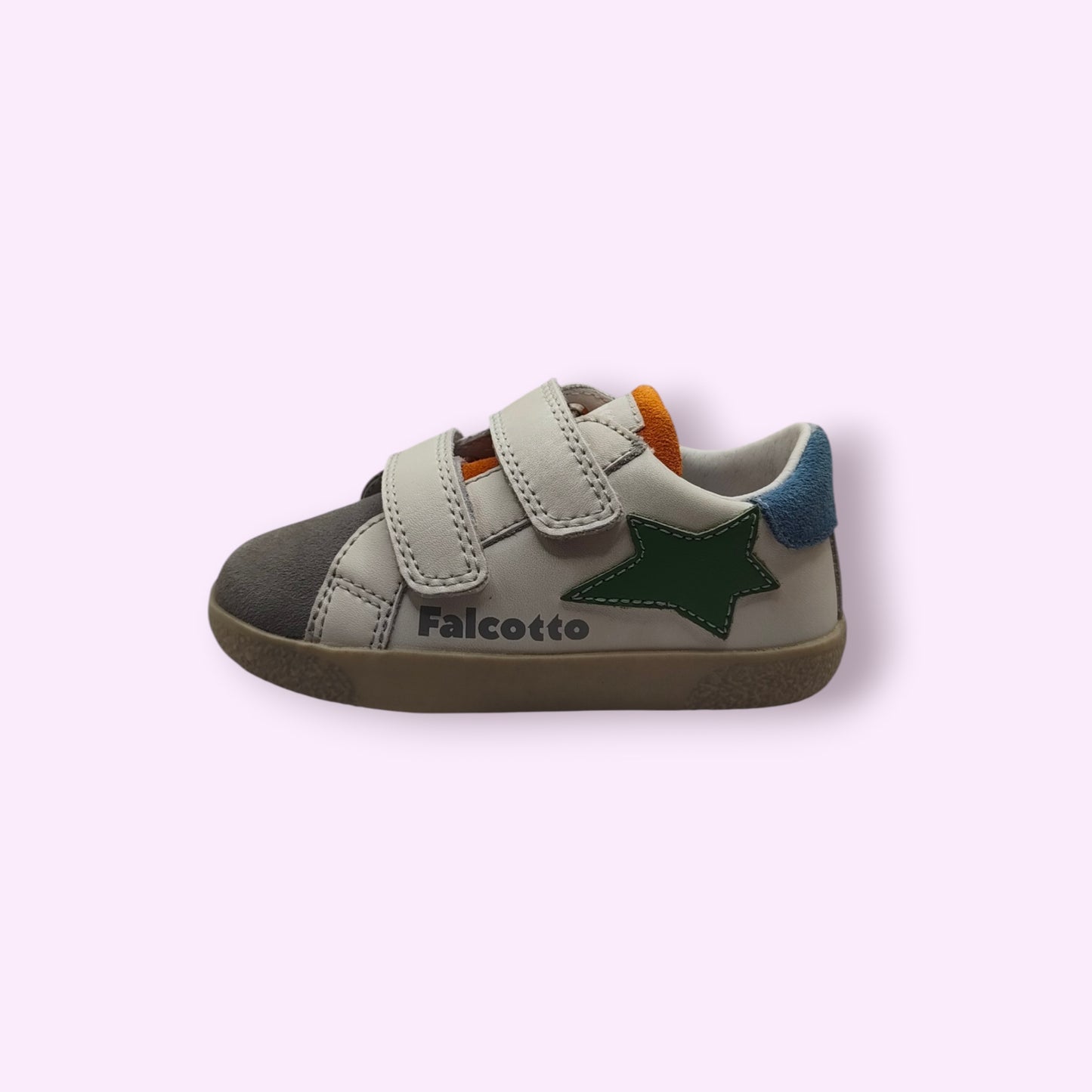 Naturino - sneaker met ster en velcro wit