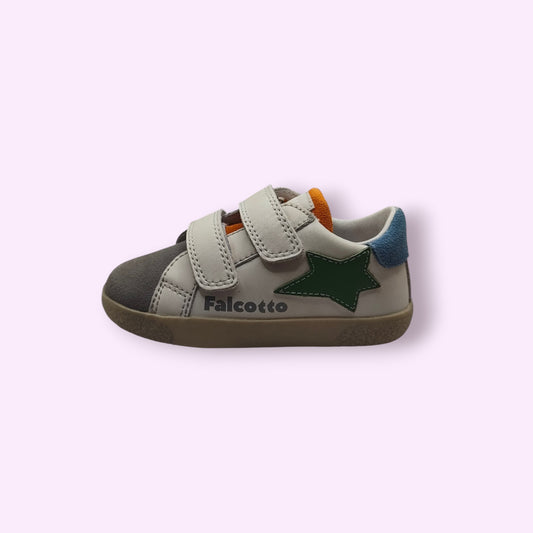 Naturino - sneaker met ster en velcro wit