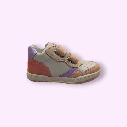 Falcotto - sneaker velcro roos, paars