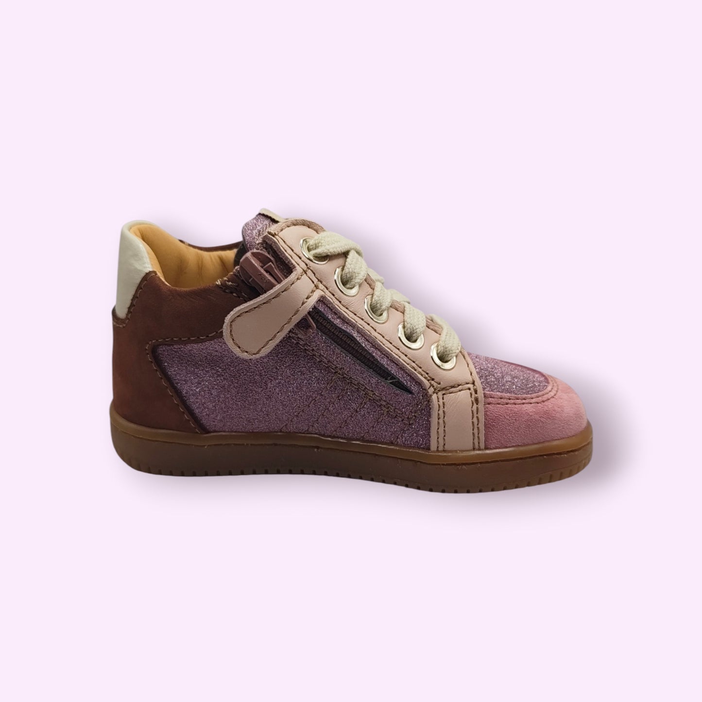 Ocra - sneaker glitter paars