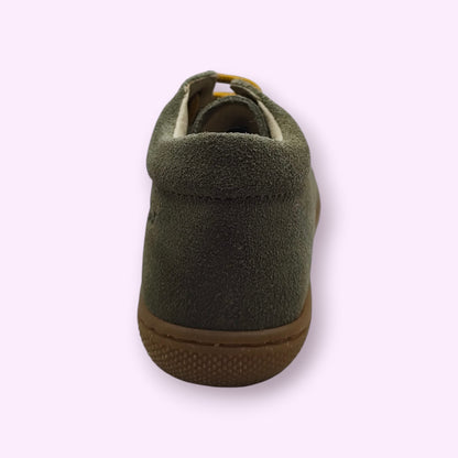 Naturino - cocoon wide groen gele veters