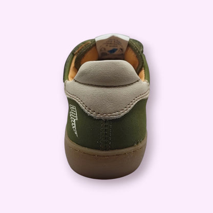 Ocra - sneaker groen oranje strepen velcro