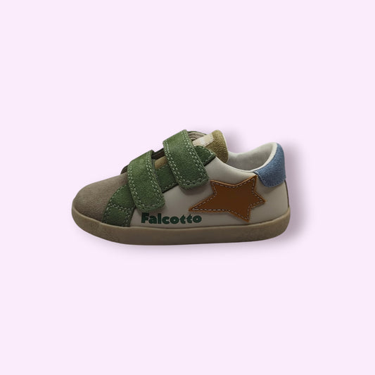 Naturino - sneaker met ster en velcro gekleurd